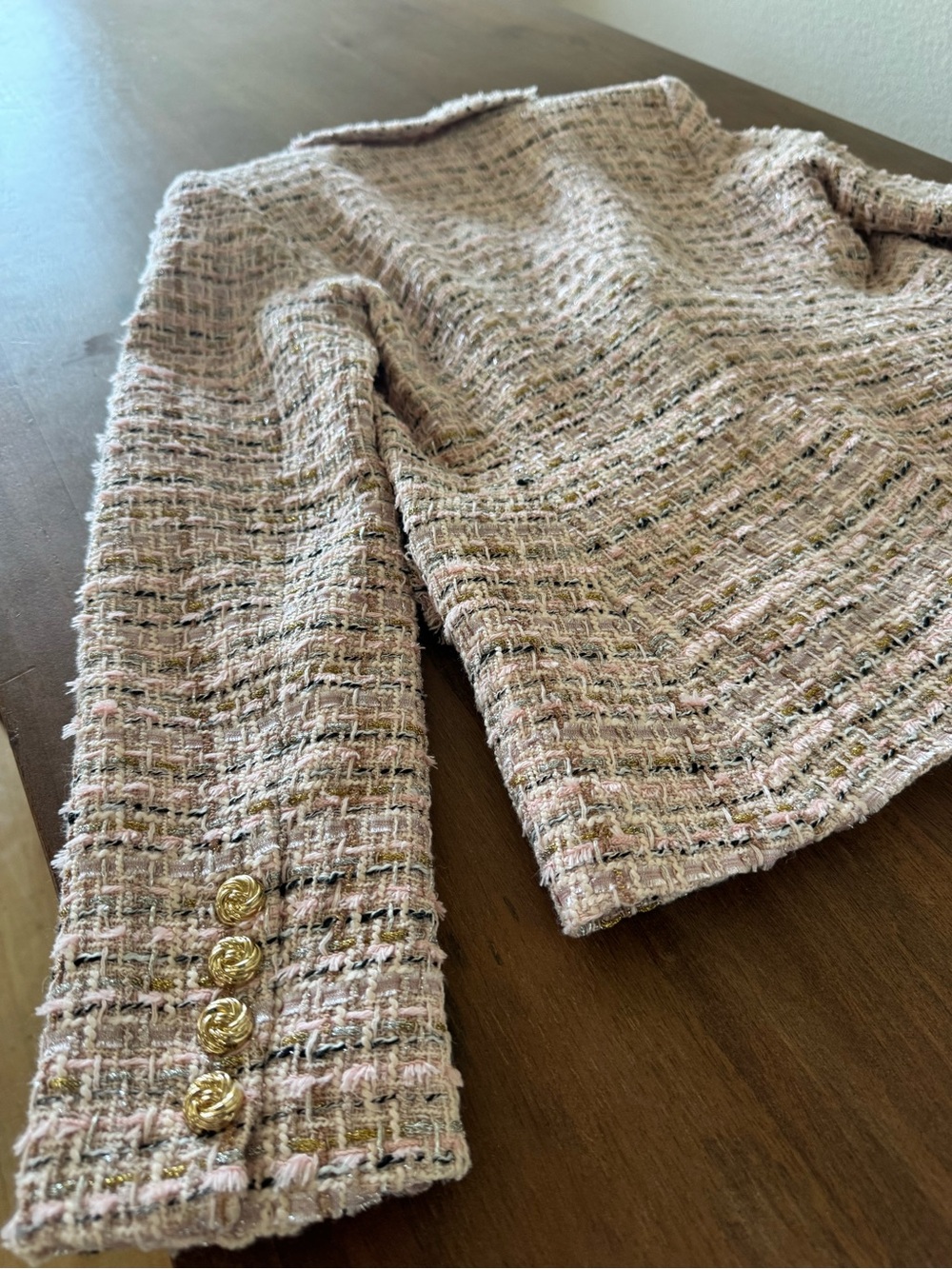 Generation Love Pink Tweed Blazer - Picture 4 of 14